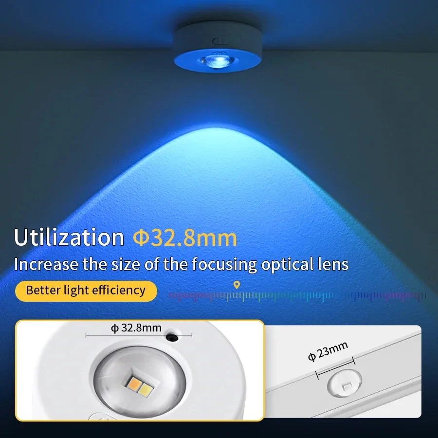 LED Spotlight | Wireless & Rechargeable | 12 RGB Colors & Dimmable | Magnetic Mount - Image 8