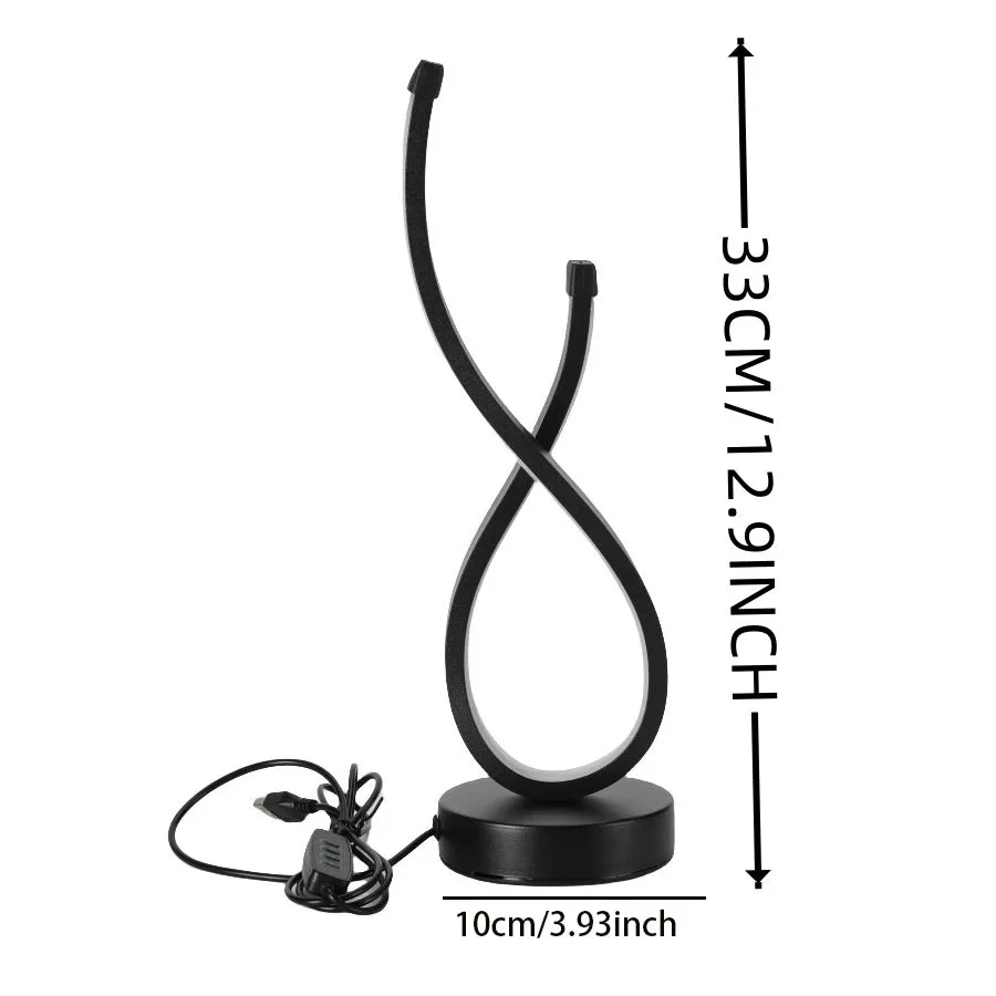 LED Table Lamp | Dimmable & 3 Light Colors | USB Rechargeable | Long Battery Life - Image 5