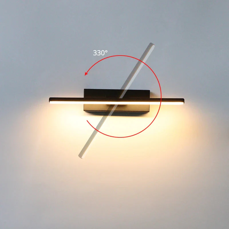LED Wall Lamp for Bedroom & Living Room | 330° Swivel | Adjustable Color Temp | Minimalist Aluminum