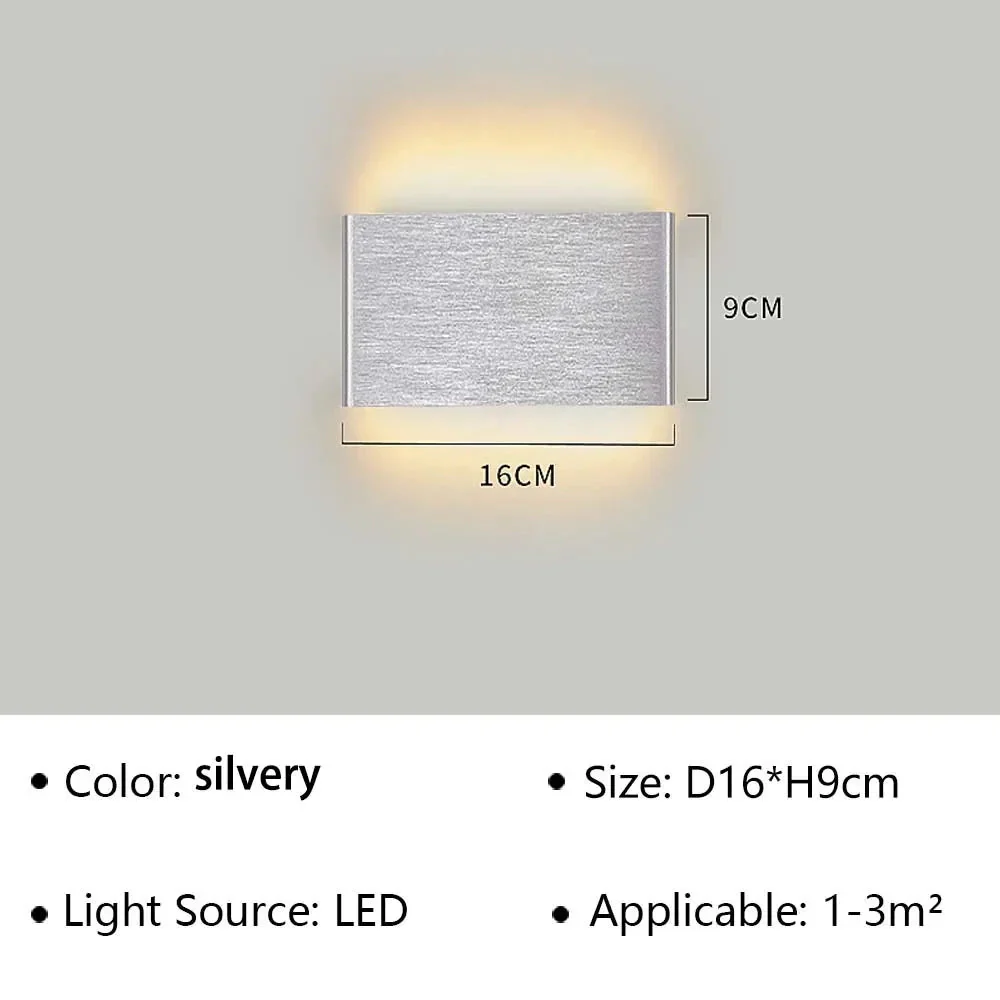 LED Wall Light | Adjustable Color Temperature | Modern Minimalist Aluminum & Acrylic - Image 7