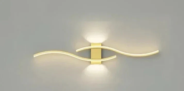 LED Wall Light | Modern Wave Design | Metal Construction | Warm, Glare-Free Light - Image 10