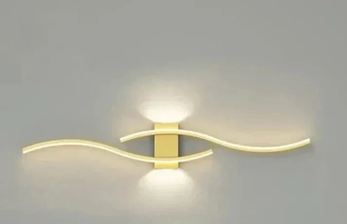 LED Wall Light | Wave Design | Integrated LED & Warm White | 23.6×5.9 in - Image 11