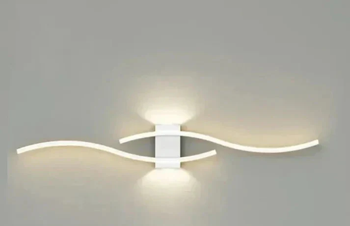 LED Wall Light | Wave Design | Integrated LED & Warm White | 23.6×5.9 in - Image 9
