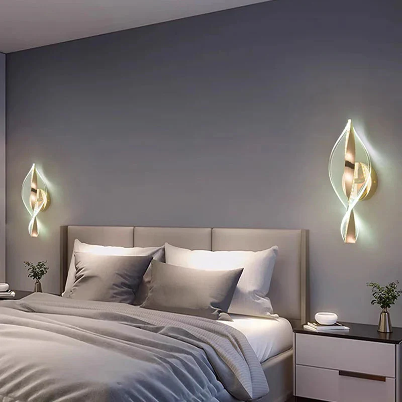 LED-Wandleuchte | Skandinavisches Modernes Design | Dreifarbige Beleuchtung | Metall & Acryl - Image 4