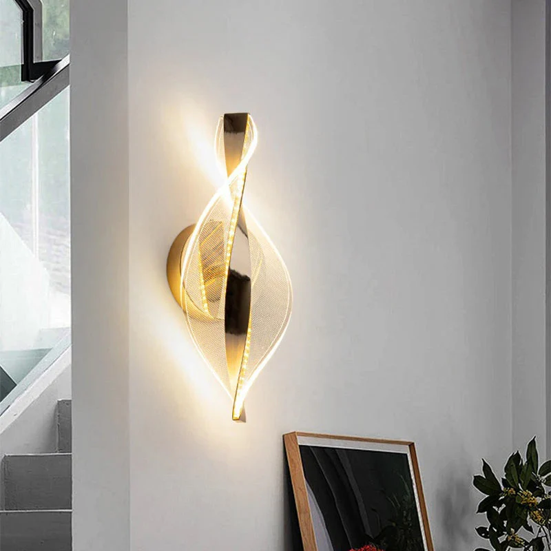 LED-Wandleuchte | Skandinavisches Modernes Design | Dreifarbige Beleuchtung | Metall & Acryl - Image 5
