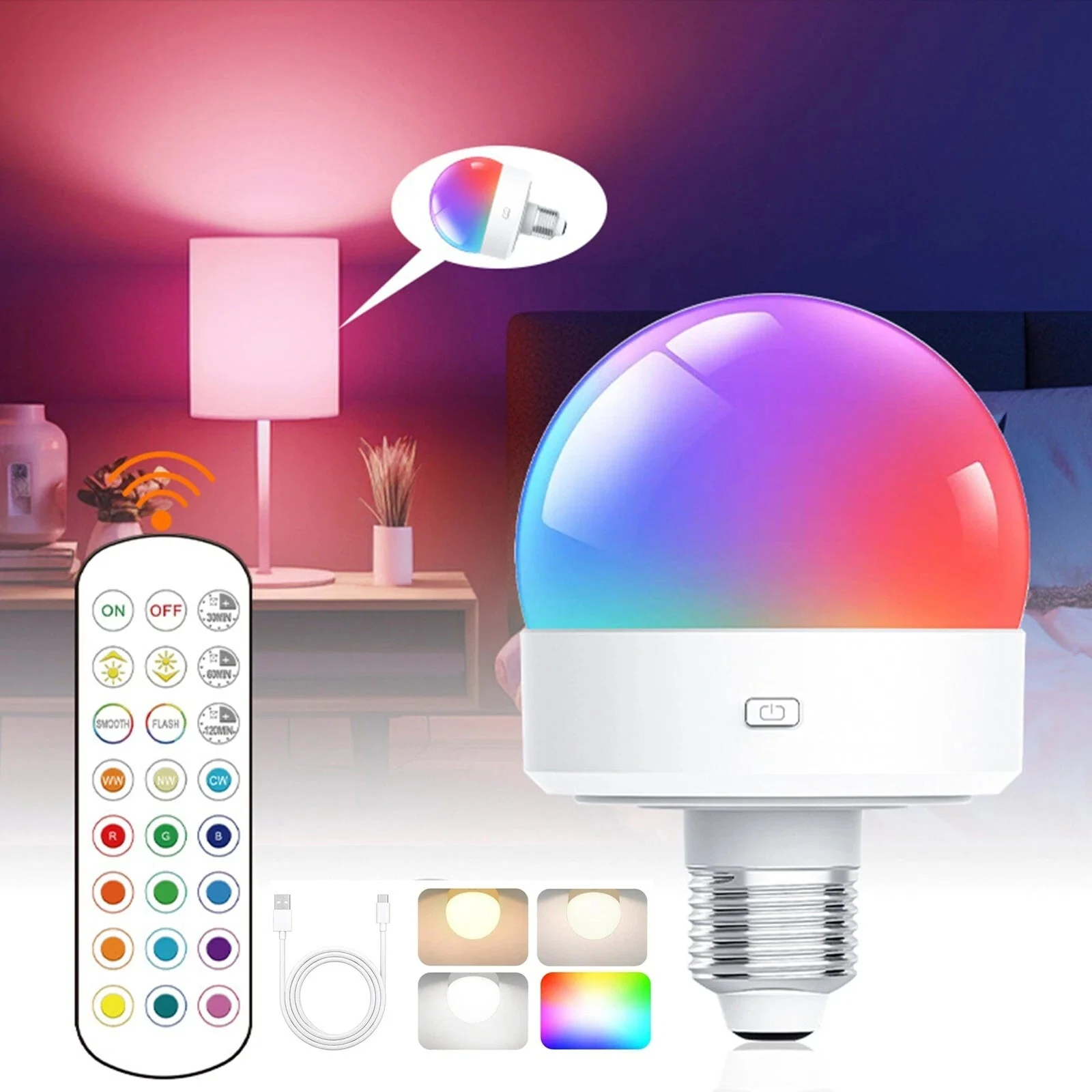 1+1 FREE | LumaBright – Brighten Up Any Room Instantly with 15 Individual Colors - Image 5