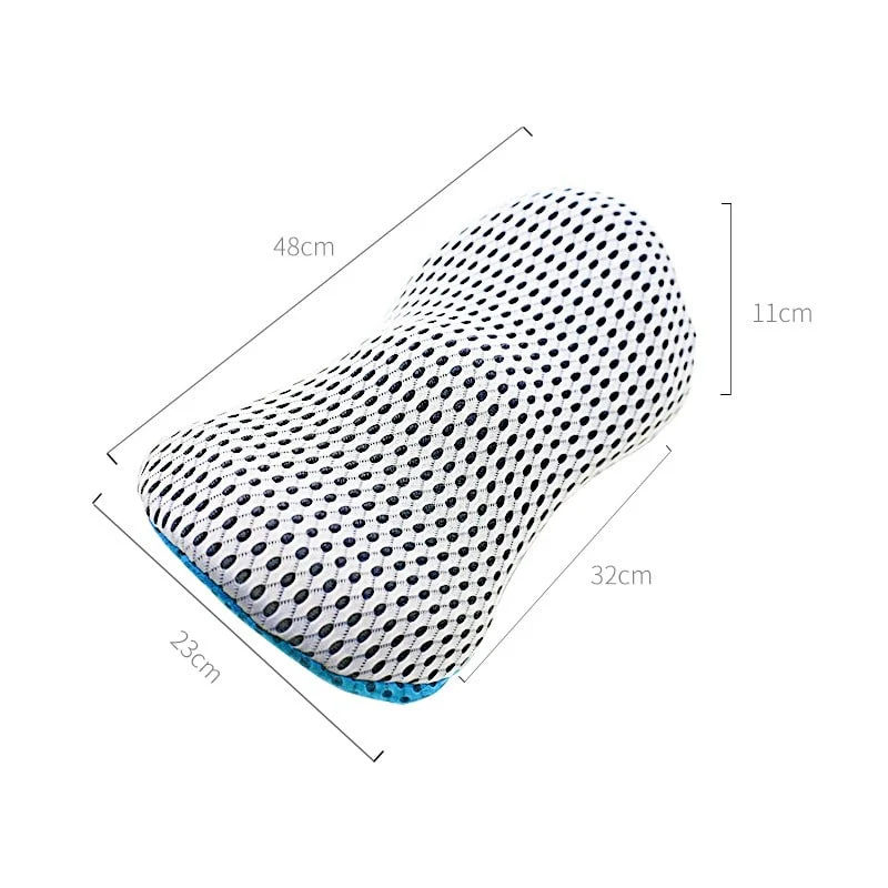 Lumbar Support Pillow | Ergonomic Memory Foam | Removable & Washable Cover | Office, Car & Home - Image 2