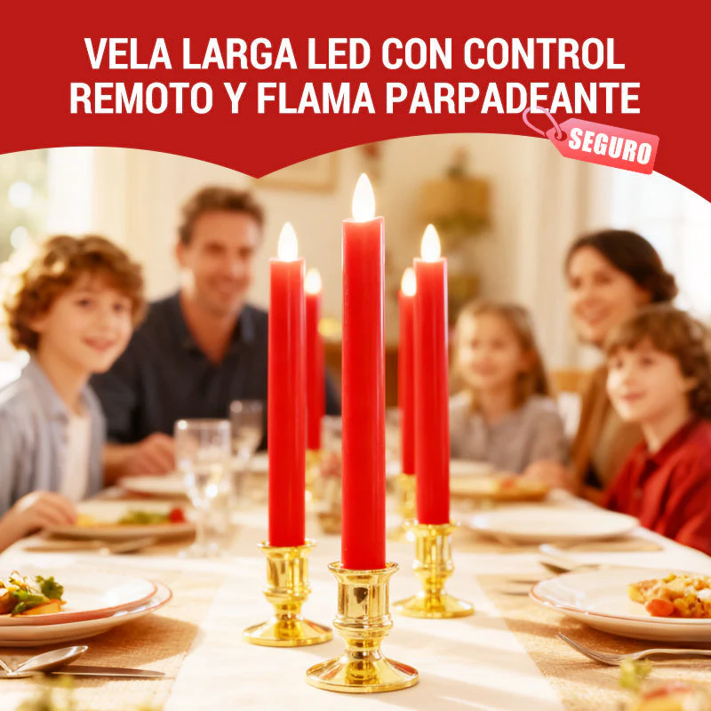 LuxFlame – Safe, Realistic Candlelight Atmosphere with Remote Control