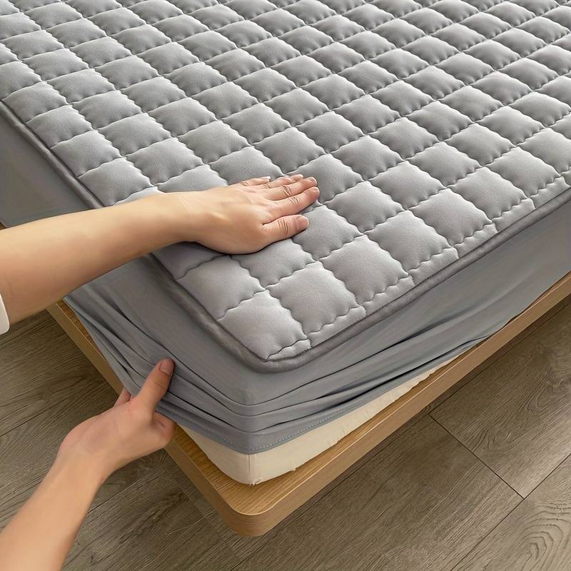 Mattress Cover | Soft & Breathable Fabric | Antibacterial & Allergen-Resistant | Fits up to 30cm - Image 3