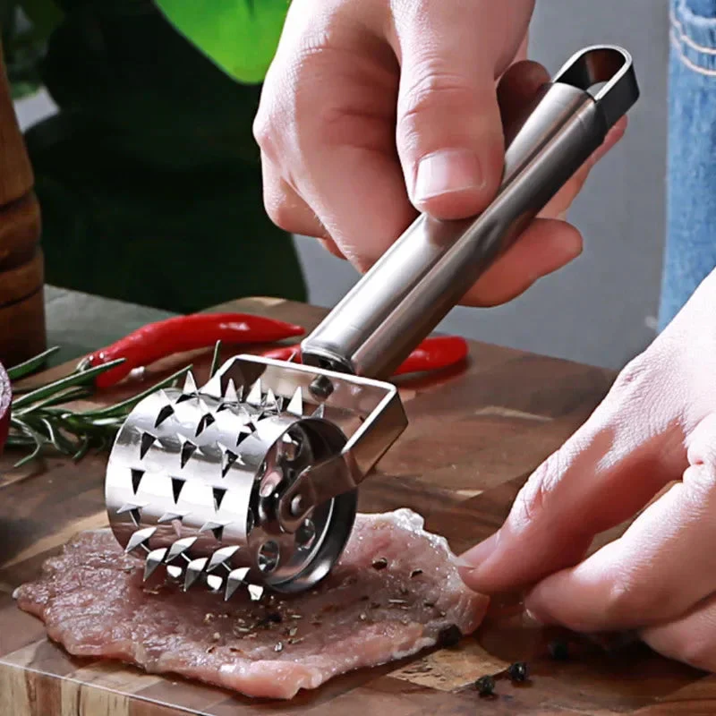 Meat Tenderizer | Double-Sided Head | Stainless Steel, 18 cm