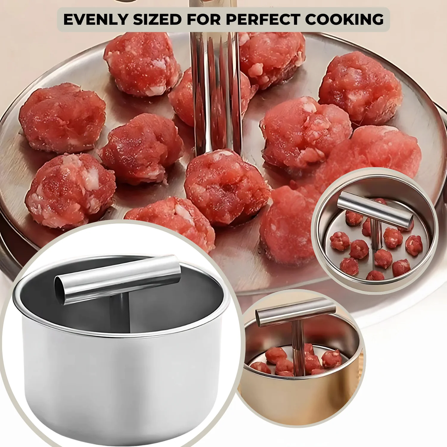 MeatShaper™ - Stainless steel meatball mold for the kitchen - Image 3