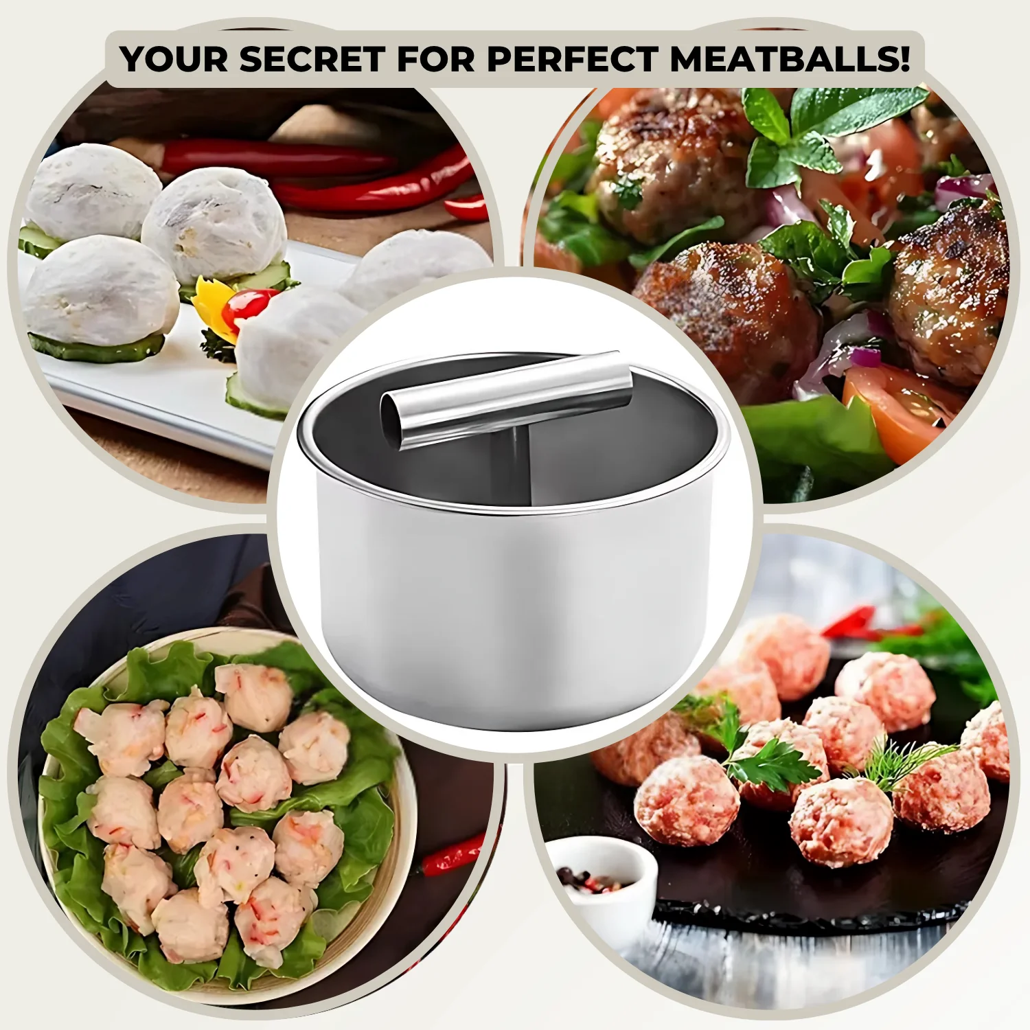MeatShaper™ - Stainless steel meatball mold for the kitchen - Image 4