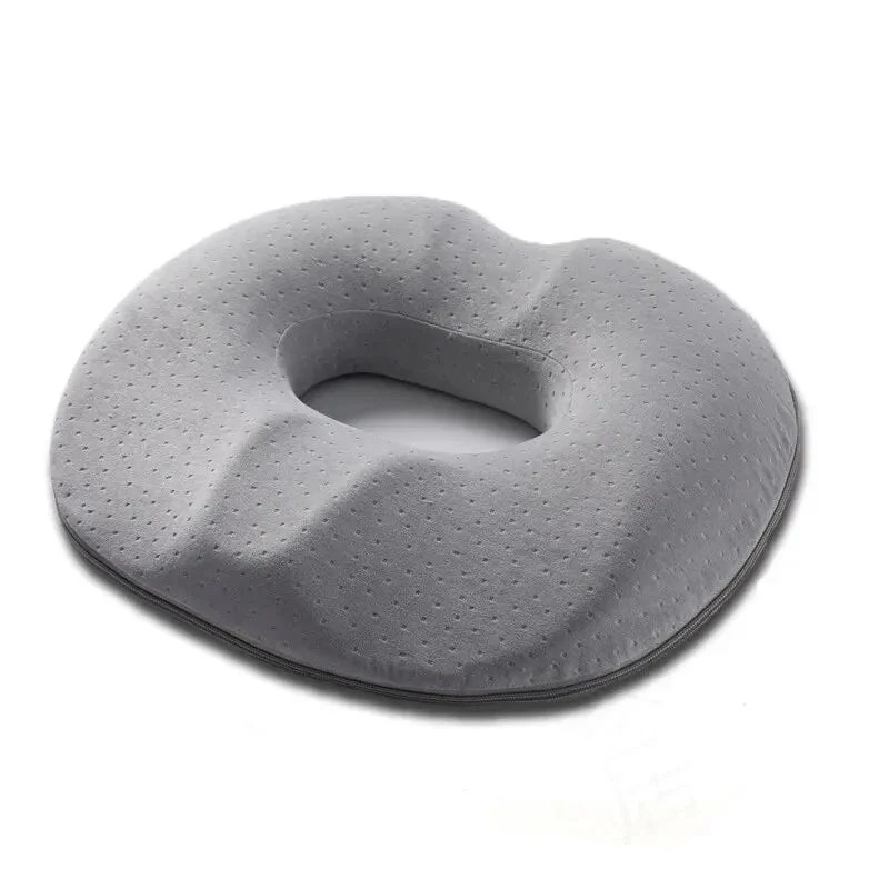 Memory Foam Sitzkissen | Ergonomische Steißbeinunterstützung | Abnehmbarer Waschbarer Bezug