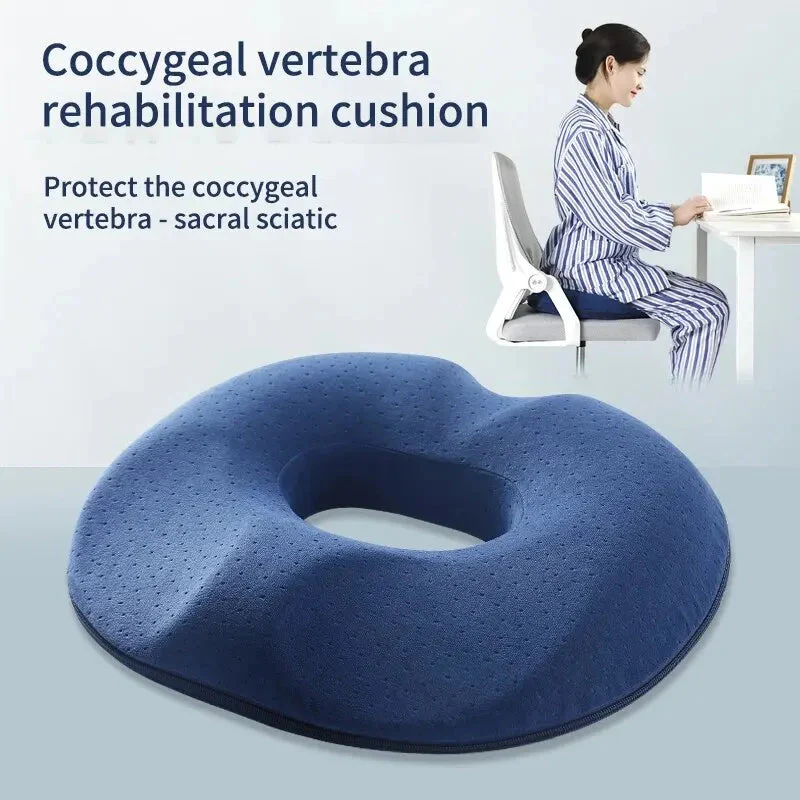 Memory Foam Sitzkissen | Ergonomische Steißbeinunterstützung | Abnehmbarer Waschbarer Bezug - Image 2