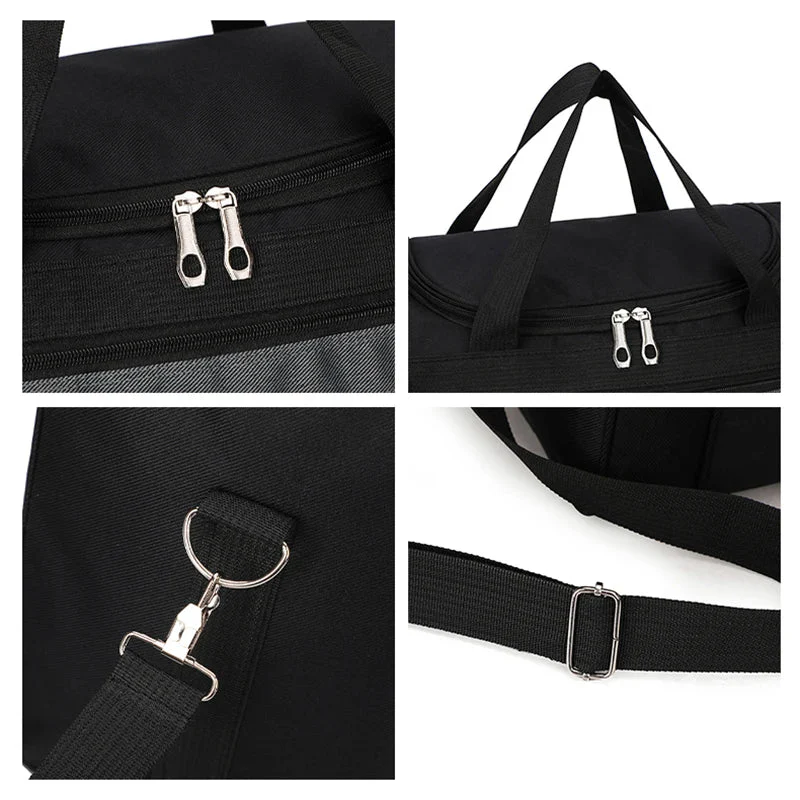 Men's Travel Bag | Foldable & Large Capacity | Water-Resistant Nylon | Business & Weekend Travel - Image 5