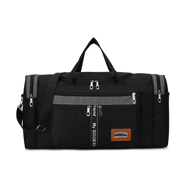 Men's Travel Bag | Foldable & Large Capacity | Water-Resistant Nylon | Business & Weekend Travel - Image 8