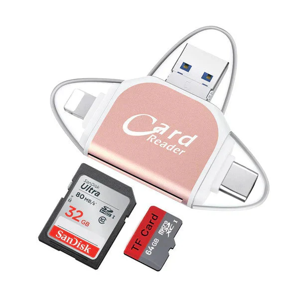 MultiPortX - 4-in-1 universal multiport SD/TF card reader - Image 11