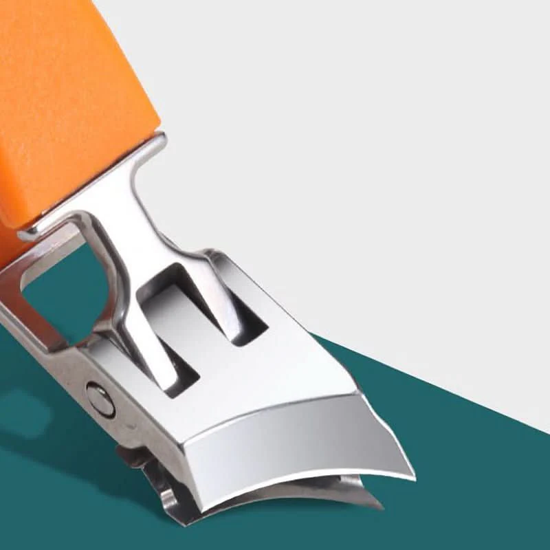 Nail Clipper | 0.59 in Extra-Wide Opening | Stainless Steel Blades | Anti-Splash Guard - Image 4