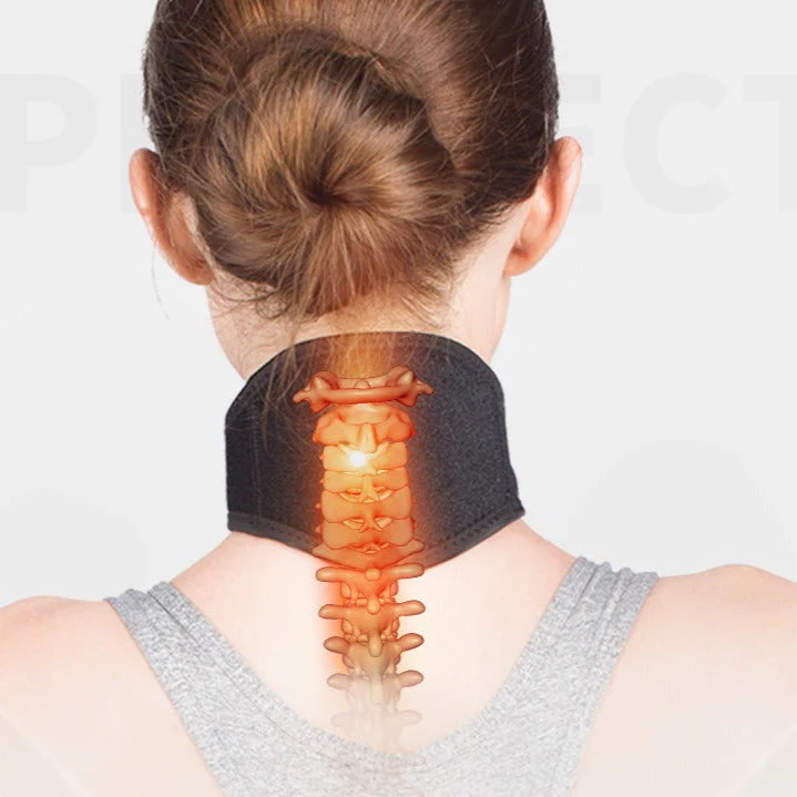 Neck Pain Relief Band | Self-Heating | Tourmaline & Magnets | Improved Circulation