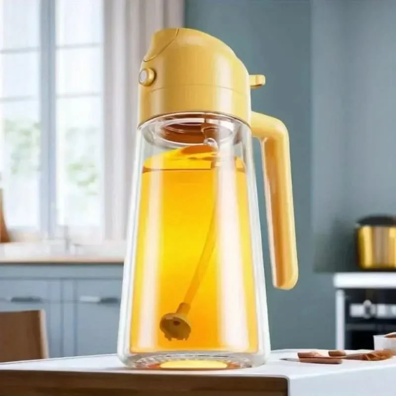 Oil Sprayer & Pourer | 2-in-1 Spray & Pour Design | BPA-Free Glass Bottle, 20.3 fl oz - Image 16