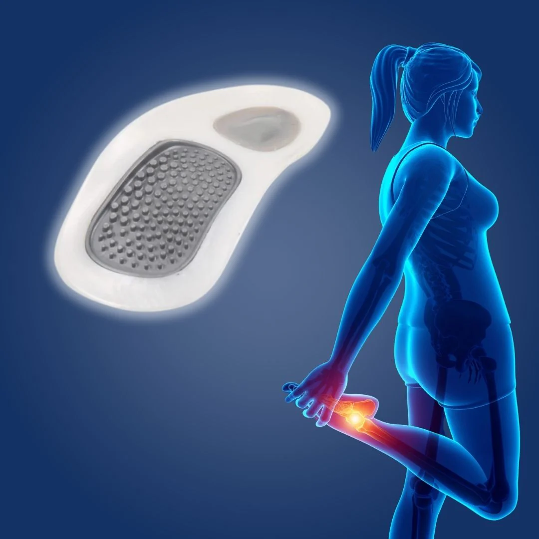 Orthotic Insoles | Ergonomic Arch & Heel Support | Gel-Cushioned EVA Foam | Heel Pain Relief - Image 2