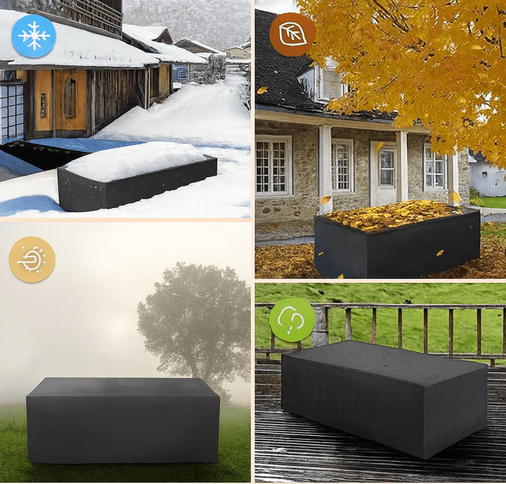 Outdoor Furniture Cover | All-Weather Protection | Water-Repellent Polyester | 80x80x80 cm - Image 14