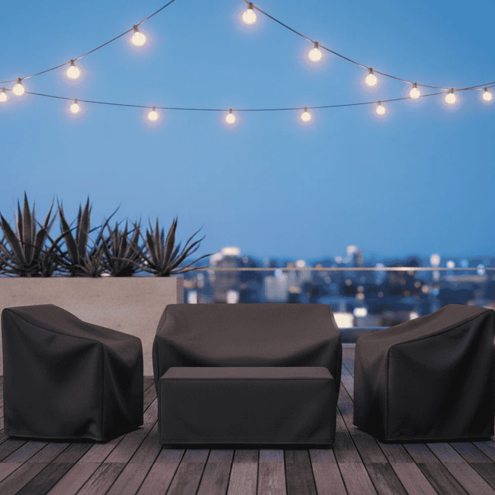 Outdoor Furniture Cover | All-Weather Protection | Water-Repellent Polyester | 80x80x80 cm - Image 2