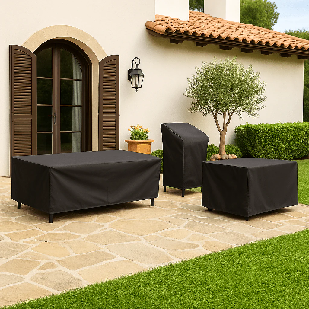 Outdoor Furniture Cover | All-Weather Protection | Water-Repellent Polyester | 80x80x80 cm - Image 3