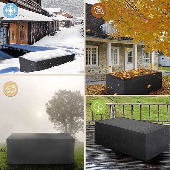 Outdoor Furniture Cover | All-Weather Protection | Water-Repellent Polyester | 80x80x80 cm - Image 7