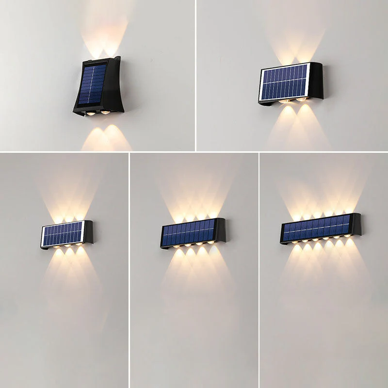 Outdoor Solar Wall Light | Rectangular Sleek Design | Solar LED, Waterproof | Warm/White/RGB - Image 16