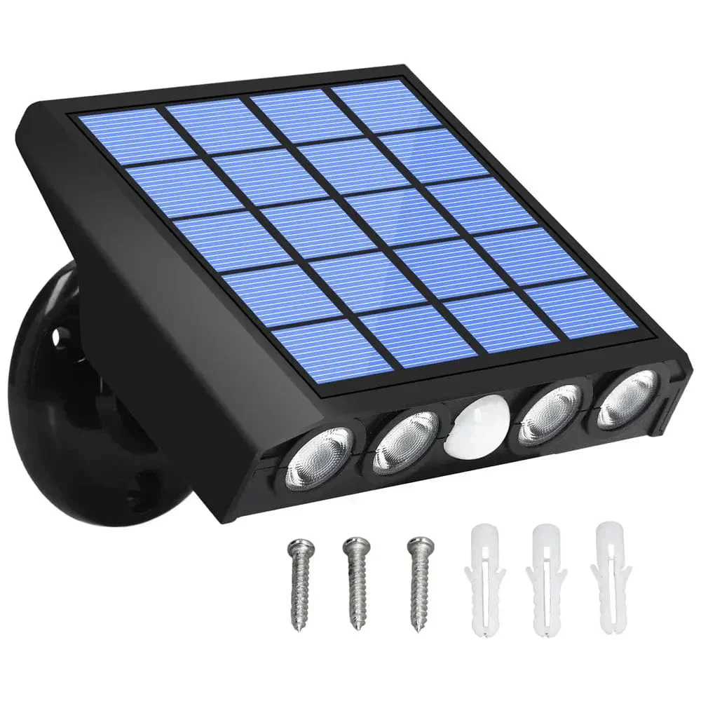 Outdoor Wall Light | Motion-Activated LED | Solar-Powered & Weatherproof | Enhanced Security