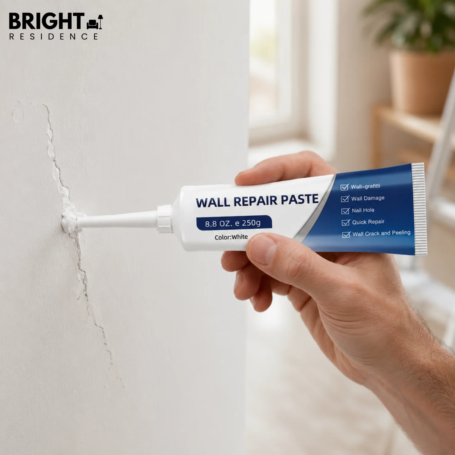 PatchQuick - Instantly Restore Walls Flawlessly and Ready for Painting