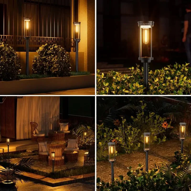 PathwayGlow – Effortless Continuous Solar Lighting for Garden Paths