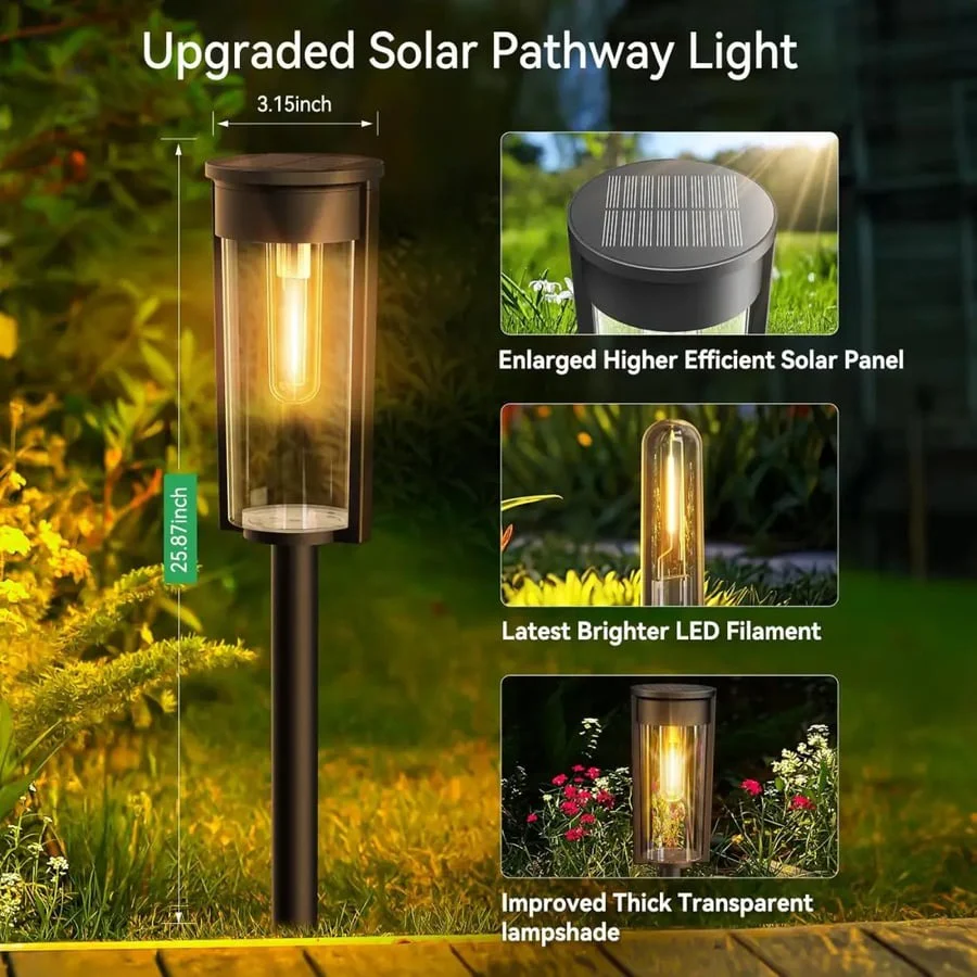 PathwayGlow – Effortless Continuous Solar Lighting for Garden Paths - Image 4