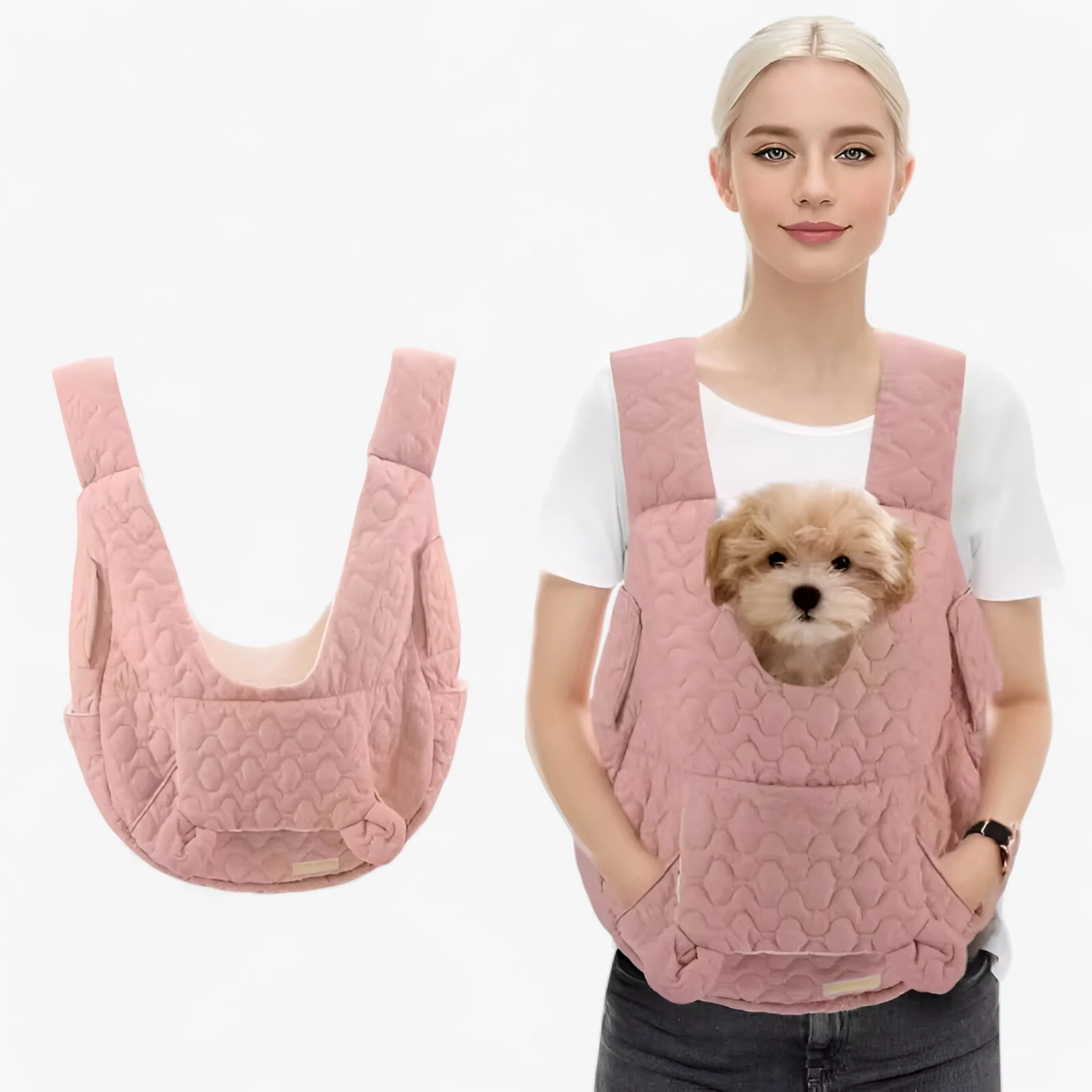 Pet Carrier for Cats & Small Dogs | Water-Repellent | Breathable Mesh & Holds up to 22 lb - Image 4