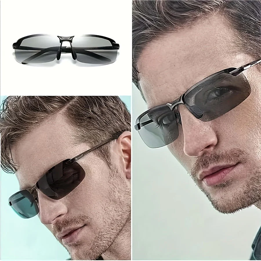 Photochromic Sunglasses | Self-Tinting Lenses | Lightweight Frame | Glare Reduction - Image 3