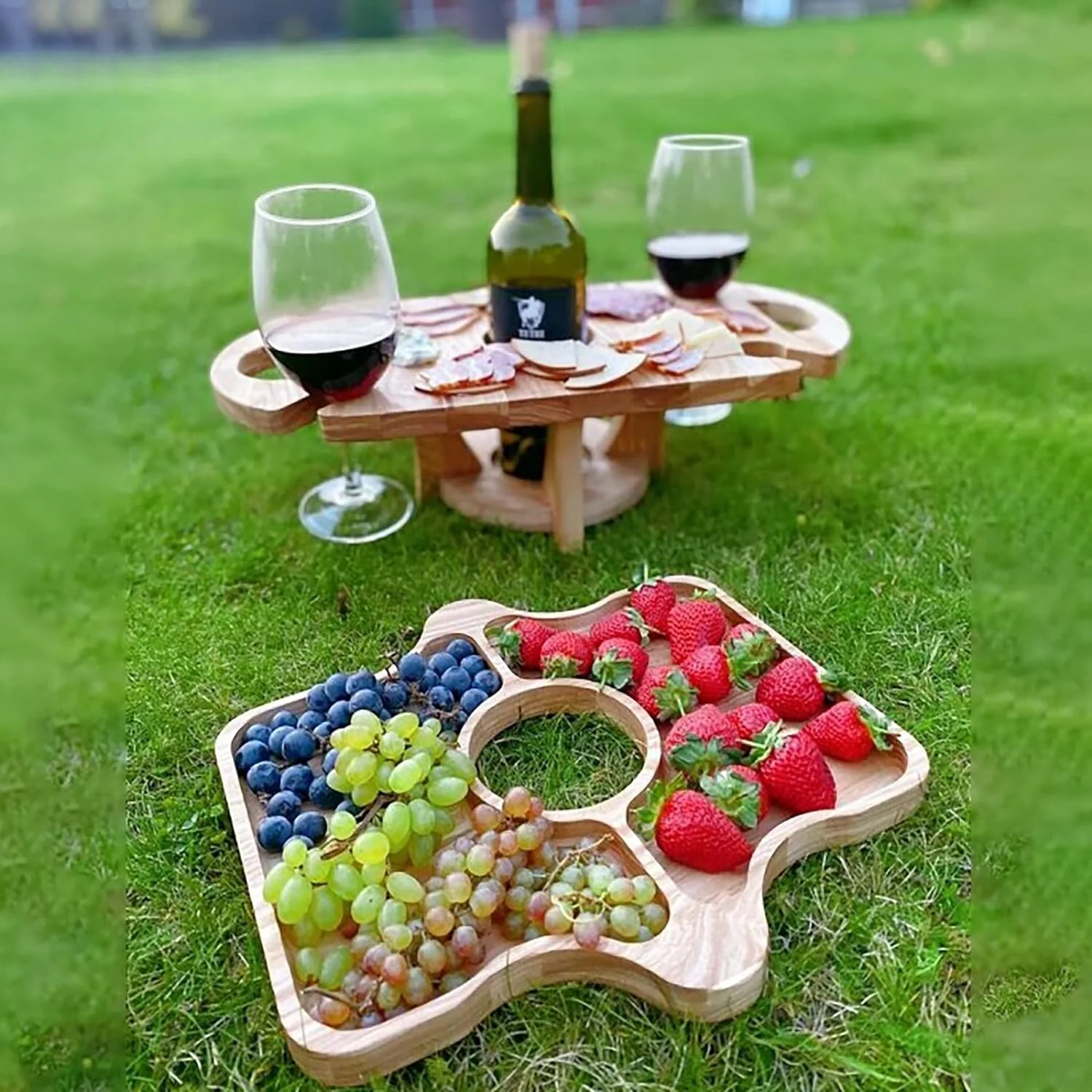 PicnicLuxe - Keep Wine and Snacks Handy for Ultimate Outdoor Relaxation - Image 3