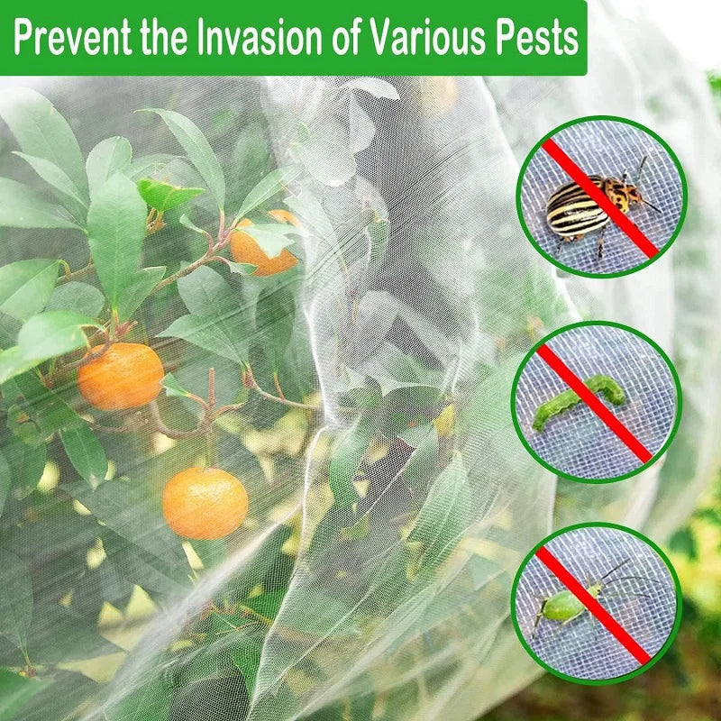 Plant Protection Net for Vegetables | Fine-Mesh Insect Barrier | UV-Resistant & Breathable | For Raised Beds & Cold Frames - Image 2