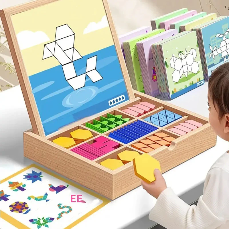 PlayMagix - Enhance Creativity and Brain Performance with Magnetic Wooden Building Blocks - Image 7