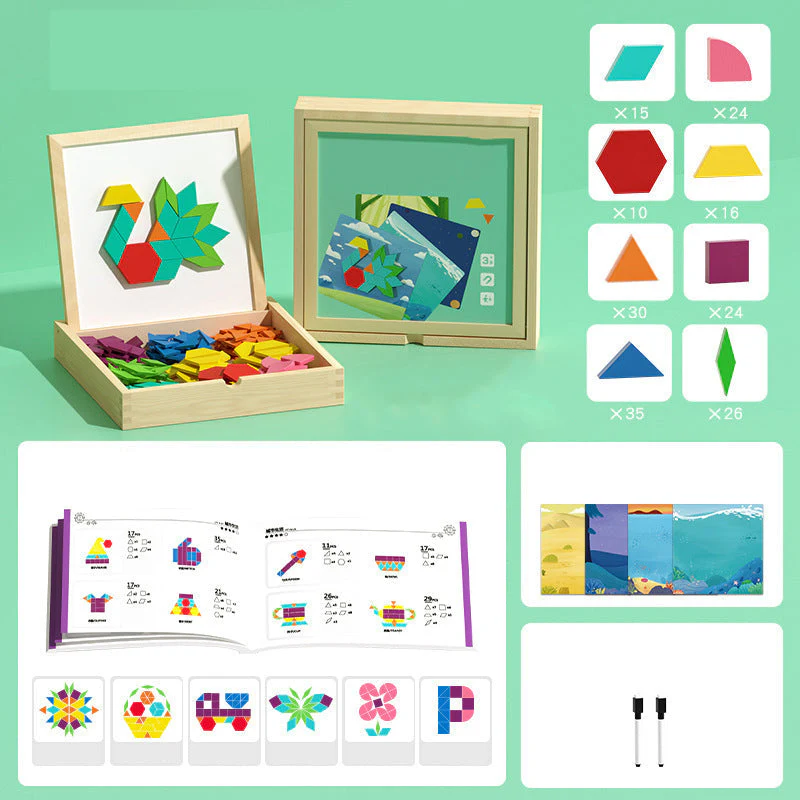 PlayMagix - Enhance Creativity and Brain Performance with Magnetic Wooden Building Blocks - Image 9