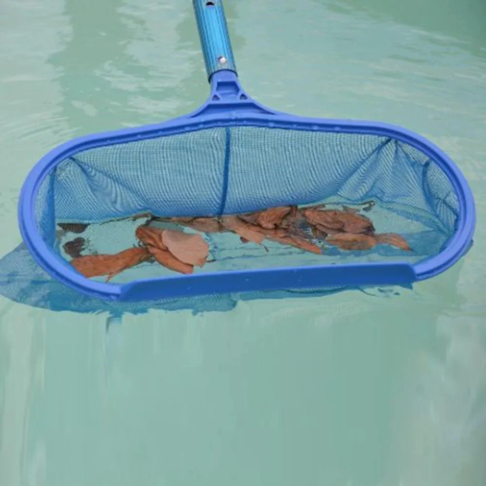 Pool Skimmer | Fine Mesh Net | Extendable Aluminum Pole 18-41 in | For Pools & Ponds