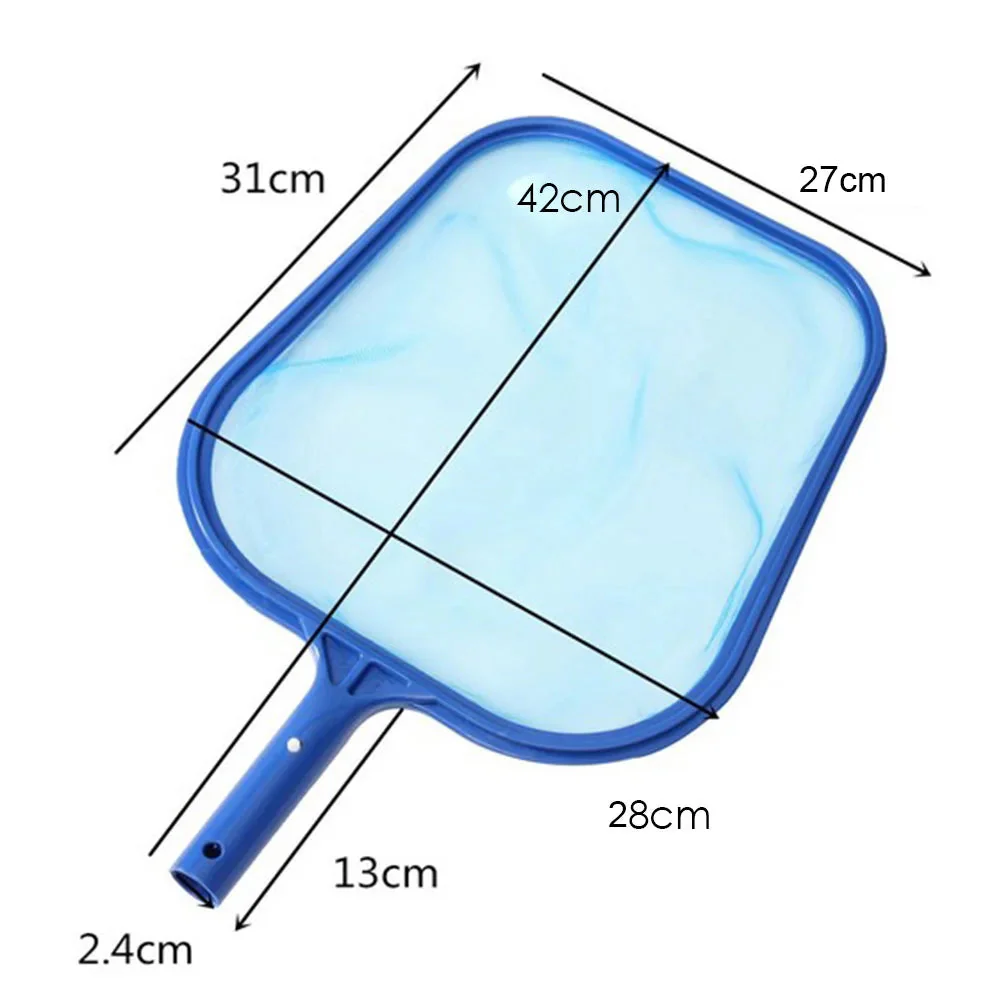 Pool Skimmer | Fine Mesh Net | Extendable Aluminum Pole 18-41 in | For Pools & Ponds - Image 5