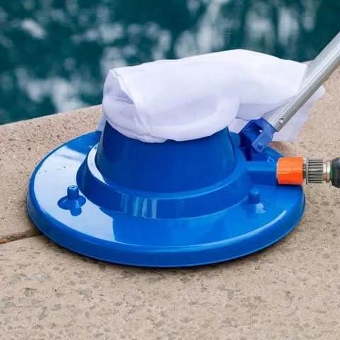 Pool Vacuum | Hose-Powered Suction | Chemical-Free Cleaning | Reusable Mesh Filter - Image 6