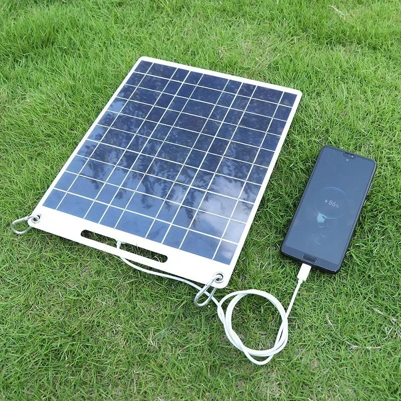 Portable Solar Panel | 100W High-Power | Dual USB Output | Outdoor & Camping