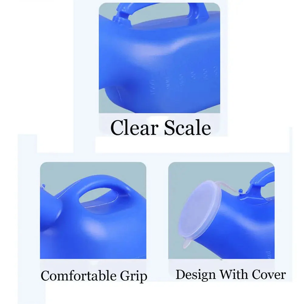 Portable Urinal for Men & Seniors | Leak-Resistant Ergonomic Grip | 40.6 fl oz Capacity - Image 4