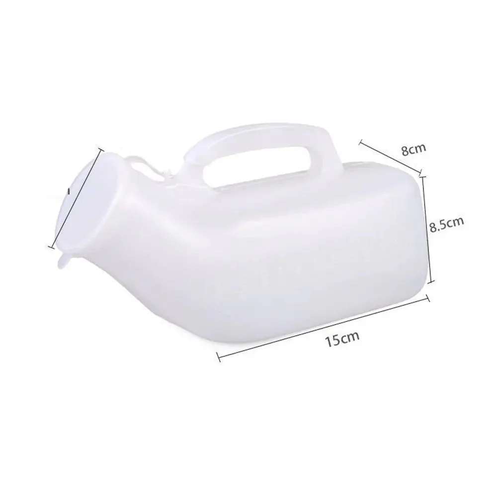 Portable Urinal for Men & Seniors | Leak-Resistant Ergonomic Grip | 40.6 fl oz Capacity - Image 5