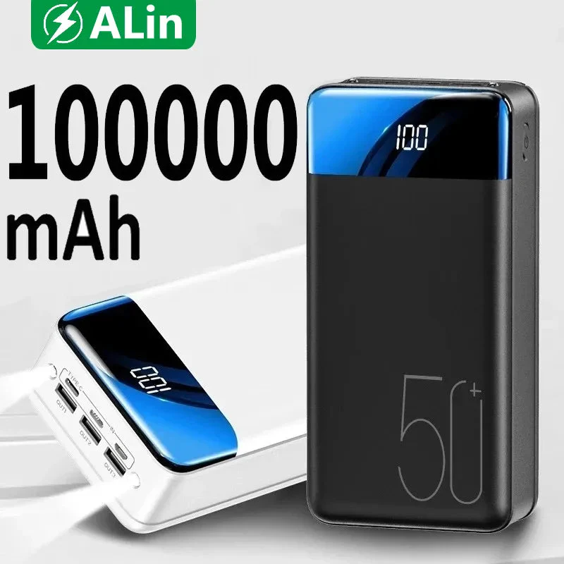 Power Bank | 50,000 mAh Ultra-High Capacity | USB-C & USB-A Fast Charging | Compact Travel Ready - Image 7