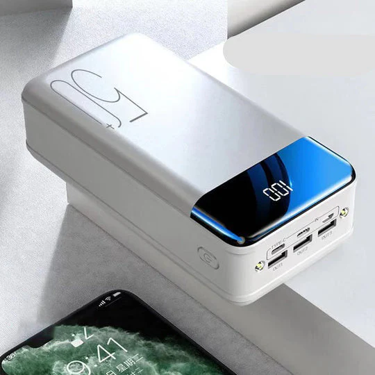 Power Bank | 50,000 mAh Ultra-High Capacity | USB-C & USB-A Fast Charging | Compact Travel Ready - Image 8
