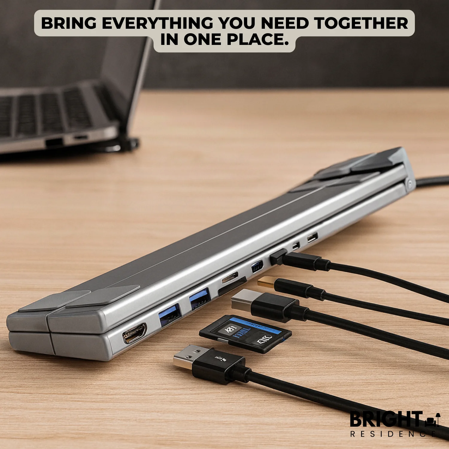ProDock Stand – 8-in-1 Hub & Laptop Riser in One! - Image 8