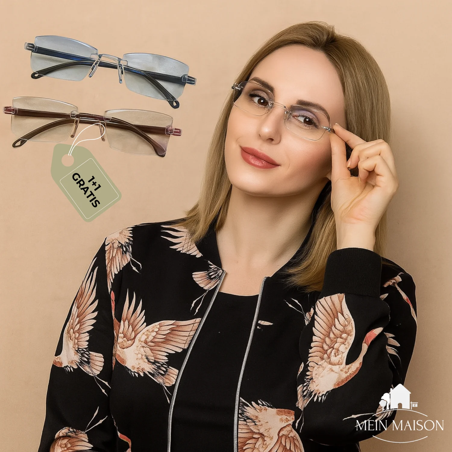 Progressive Glasses | Ultra-Light Frame | Blue Light & UV Protection - Image 4